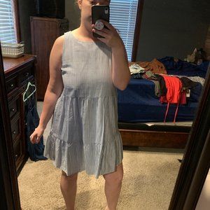 White & Blue Women's Dress